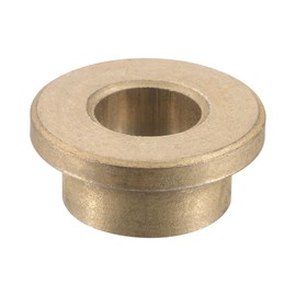 uxcell Flange Sleeve Bearings 10mm Bore 16mm OD 10mm Length 22mm Flange Dia 3mm Flange Thickness Sintered Bronze Self-Lubricating Bushing 2pcs