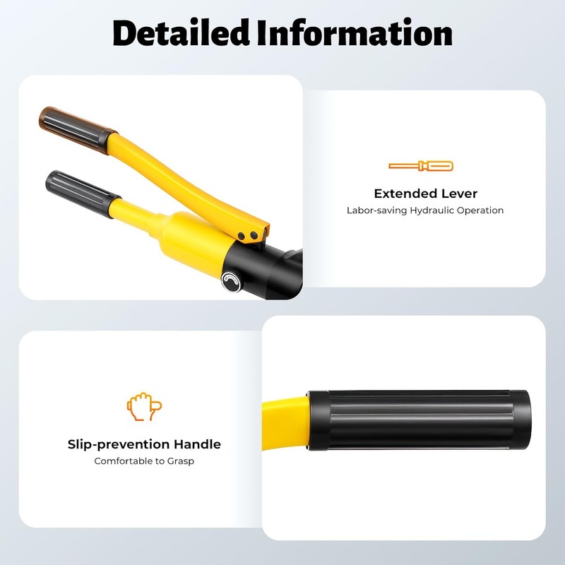 12 Ton Hydraulic Bolt Cable Cutter, Rebar Cutter Rebar Min-Max