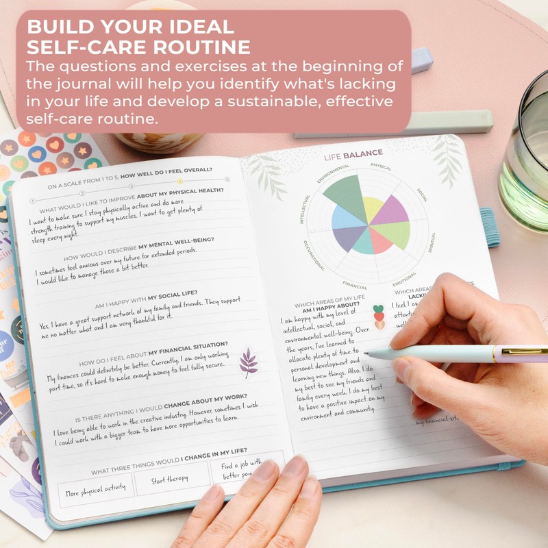 Clever Fox Self-Care Journal ¬Premium – Daily Gratitude & Mental