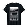 Underwater Hockey Nutrition Facts T-Shirt