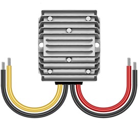 DC 36V/48V Step Down to 24V 20A 480W, DC 36V 48V Buck to 24V Voltage Regulator, IP67 Waterproof Power Supply Module Buck Transformer for Golf Cart Forklifts Car Truck Boat Vehicle