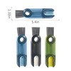 3 in 1 Cup Lid Gap Cleaning Brush Set, Multifunctional