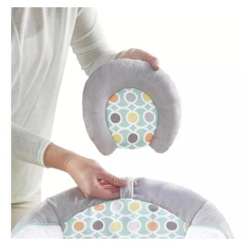 Ingenuity Soothing Baby Bouncer - Asiento infantil con vibraciones, barra de juguete y sonidos, 0-6 meses hasta 20 libras (Morrison)