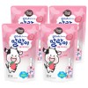 Shower Mate Soft Cow Bubble Hand Wash Strawberry Milk Fragrance Refill, 250ml, 4 Pieces / 샤워메이트 말랑카우 버블 핸드워시 딸기 우유향 리필, 250ml, 4개