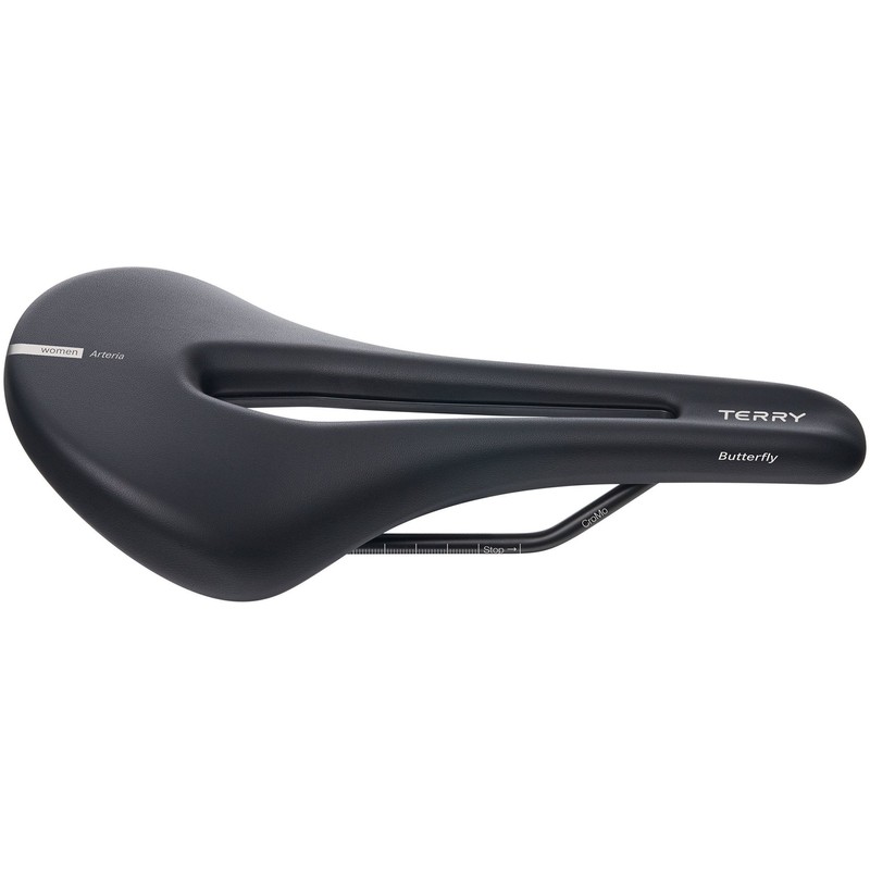 Terry Damen Arteria Fahrradsattel, Black, 9-12 cm