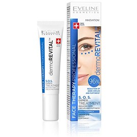 Eveline SOS Express Augencreme, Dermo Revital, reduziert Augenringe, 15 ml