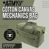 ARMYU Heavy Duty Small Tool Bag Tactical Cotton Canvas Mechanics