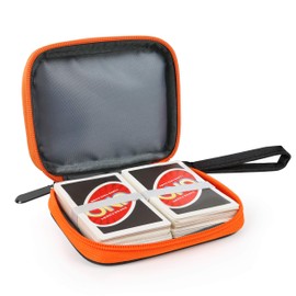 YSAGI Travel with UNO Pouch, Compatible with Card Game, Holds up to 150 Cards, Soft Cloth, Waterproof All-Round Protection, Compatible with UNO Cards, for Outdoor Games or Camping, Black