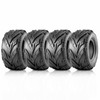 MaxAuto Set of 4 16x8-7 ATV Tires Mini Bike Tire