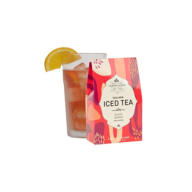 Harney Fresh Brew Iced Tea BLOOD ORANGE 3 2 qt