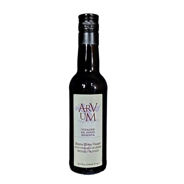 Arvum Sherry Vinegar, Oak Aged and Imported from Spain, 12.75 Fluid Ounces