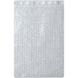 Bubble Storage Pouch Bags, 6 x 8 1/2 inch, Peel & Seal, Bubble Out, Clear, 1300 Pack