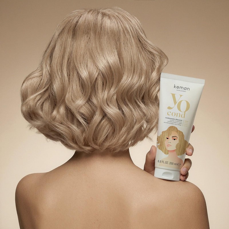 Kemon Yo Cond Beige Kit Riflessante Capelli 200 ml