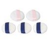 5pcs Face Powder Puff Double Sided Raised Pile Soft Skin