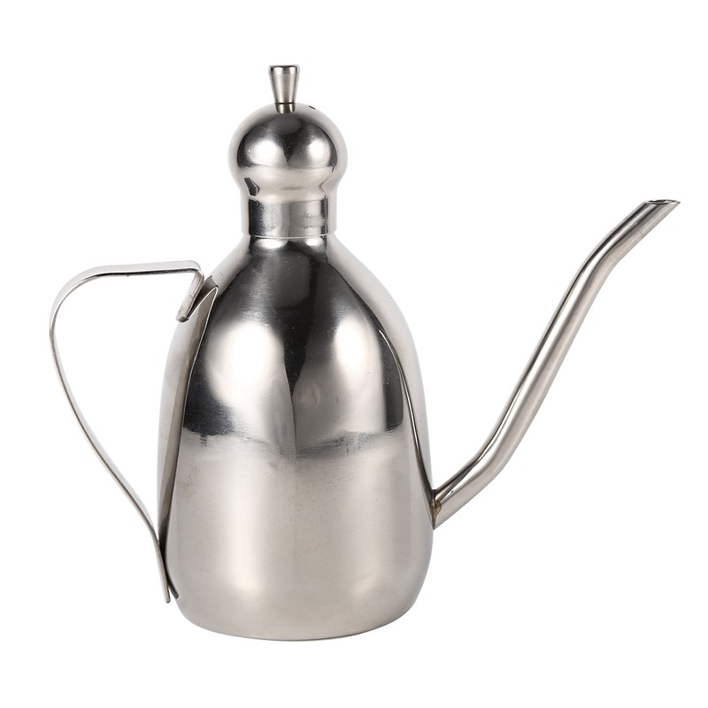 1Pc 0.35L Stainless Steel Olive Oil Dispenser Vinegar Pot Bottle