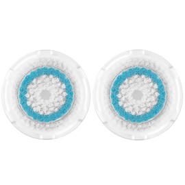 Azonbey Repuesto De Cabezal De Cepillo Compatible Con Cabezales De Limpieza Facial Clarisonic Mia 1, Mia 2, Mia Fit, Alpha Fit, Smart Profile Uplift Y Alpha Fit (Blue-2Pack)