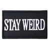 Antrix Funny Stay Weird Patch Full Embroidered Hook and Loop