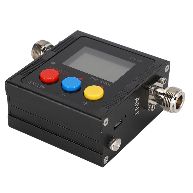 SW102 Metal Portable UV Double Digital Display Antenna Frequency Tester