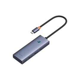 Baseus UltraJoy Series, HUB 5 en 1 Adaptador a HDMI 4K30Hz  3 USB 3.0  1 PD Carga Tipo C 100w                                                         