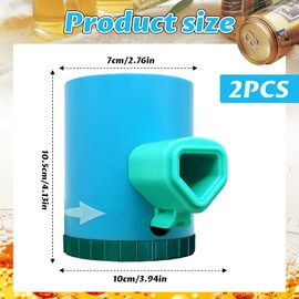 Amerzam 2PCS Beer Shotgun Chug Roulette Gun,Shotgun Roulette Drinking Game, Party Entertainment Set,Chug Roulette Gun,Shotgun Roulette Drinking Game,Bachelor Party Games,Beer Games