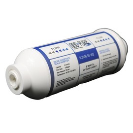 Neo-Pure Inline 2x6 Phosphate Scale Inhibitor Filter with Sediment Pad, 3/8" QC Fittings – Reduces Scale & Sediment in Water for Coffee Makers, Ice Machines & Filtration Systems