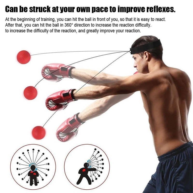 COMAYJOHN Boxing Reflex Ball Set