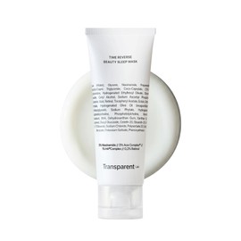 Transparent Lab Time Reverse Beauty Sleep Mask Anti-Aging Night Mask 75ml – Leave-in Treatment with Antioxidants, Repairs, Hydrates and Fights Signs of Aging While You Sleep