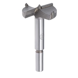 uxcell Forstner Drill Bits 40mm, Tungsten Carbide Wood Hole Saw Auger Opener Woodworking Hinge Hole Drilling Boring Bit Cutter Gray with Case