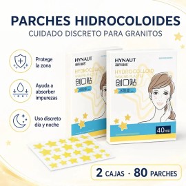 Parches Hidrocoloides Estrella Acne 2 Cajas 80 Pzs