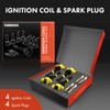 A-Premium (Yellow) Set of 8 Ignition Coil Pack and Iridium
