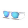 Oakley Frogskins (a) OO9245 9245A7 54MM Crystal Clear/Prizm Sapphire Square