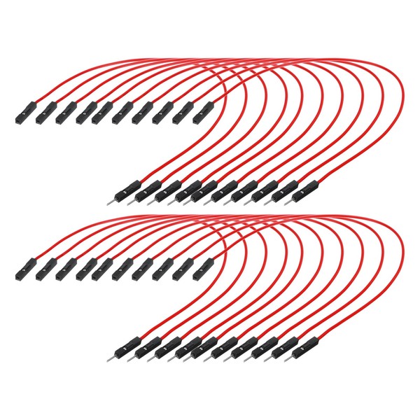 sourcing map Male to Female 1Pin Breadboard Jumper Wire Ribbon