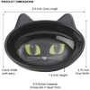 PetRageous Cuenco Ovalado de gres, diseño de Gatito, 13 cm