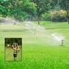 Garden sprinkler CHUNLINLAODA-Impact Circle Sprinkler,Pulsation sprinkler garden sprinkler, Watering of