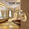 Bathroom Tap, Traditional Vintage Solid Brass Single Lever Tap for
