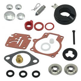 Vkinman Vkinman 3Pcs 392061 Carburetor Carb Repair Kits Replacement for Johnson Evinrude 18HP 1970 & Newer 40HP 2 Cyl 1979 & Newer Replaces 396701 398729