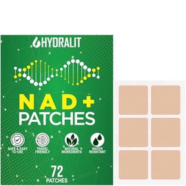 Parches NAD+ para hombres y mujeres con ácido hialurónico resveratrol NMNH y fórmula de bienestar energético CoQ10 para salud celular, recuperación de