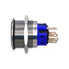 Metzler - Push Button 25mm - LED Ring Lighting White