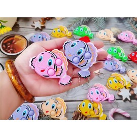 Paquete de 24 juguetes a granel para niños y niñas en el aula y estudiantes de regalo premio de maestro, pez payaso Nemo animales regalos de fiesta de cumpleaños