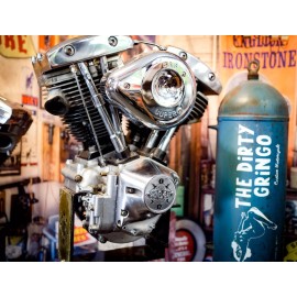 The Dirty Gringo 1970 Cone Polished Hot Retro Shovelhead 2 Hole Timing Cover Fit Harley Davidson