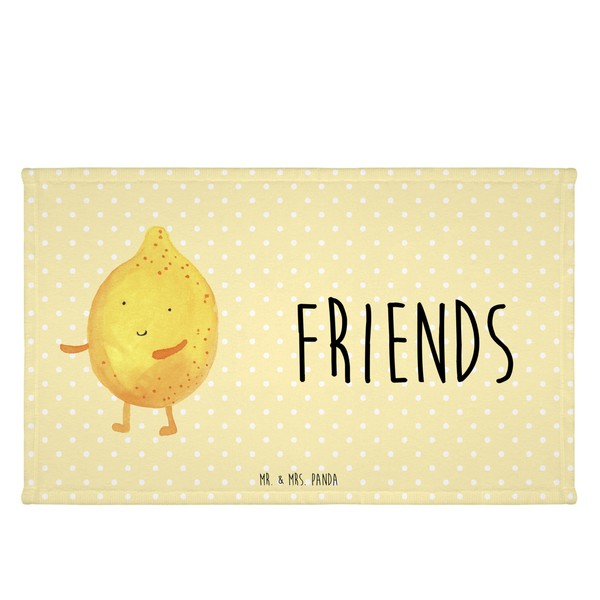 Mr. & Mrs. Panda Guest towel Bestfriends Lemon – gift,