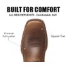 Cowboy Boots For Men - Mens Sport Wide Square Toe