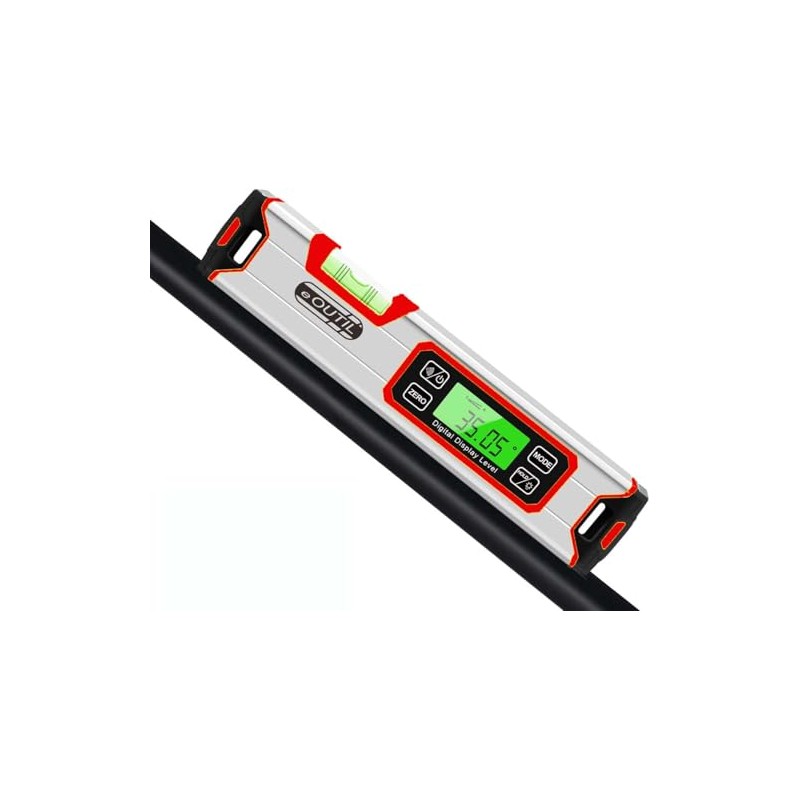 Digital Level and Protractor, 12 Inch IP54 Protected Electronic Bubble