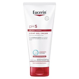 Eucerin Crema Corporal Ultra Ligera Ph5 (200 Ml) Enriquecida Con Dexpantenol, Rápida Absorción Sin Dejar Residuos Para Piel Seca Y Sensible