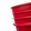 Hudson Exchange Premium 5 Gallon Bucket, HDPE (Red, 12 Pack)