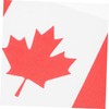 Operitacx Small Canada National Flag with Base Polyester Miniature Desk
