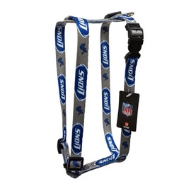 Rico Detroit Football Lions Large 1 Inch Wide Adjustable Dog Harness - 20" - 30"