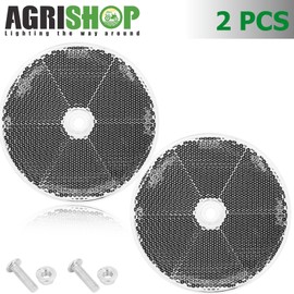 AGRISHOP 2 x Reflectors, Rear Reflectors, Trailer Car with Screws, White, Round Reflectors, Diameter 80 mm, Cat's Eye for Driveway, Fence, Gate, Posts, Boat Reflector