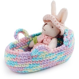 Crochet Gift Set,Beginner Crochet Kit for Adults & Kids – Complete Rabbit Amigurumi Starter Set with Step-by-Step Video Tutorials & Gift Packaging
