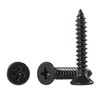 #6 * 3/4" Wood Screws, Flat Head Phillips Black Stainless